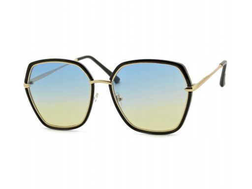 Okulary przeciwsłoneczne damskie glam kwadratowe