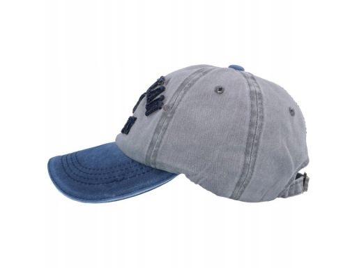 Czapka z daszkiem bejsbolówka przecierana jeans