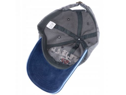Czapka z daszkiem bejsbolówka przecierana jeans