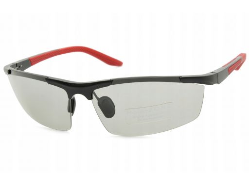 Okulary polaryzacyjne fotochrom sportowe aluminium