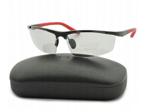 Okulary polaryzacyjne fotochrom sportowe aluminium