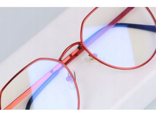 Okulary lenonki z filtrem niebieskim zerówki