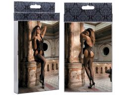 Open crotch seksowny bodystocking z wycięciem