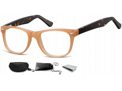 Oprawki zerówki okulary nerdy uniseks flex