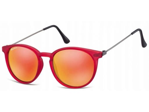 Lenonki okulary damskie męskie montana red revo