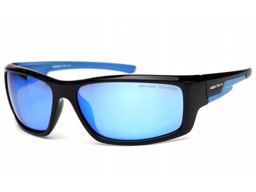 Okulary arctica s-220a sportowe niebieskie revo po