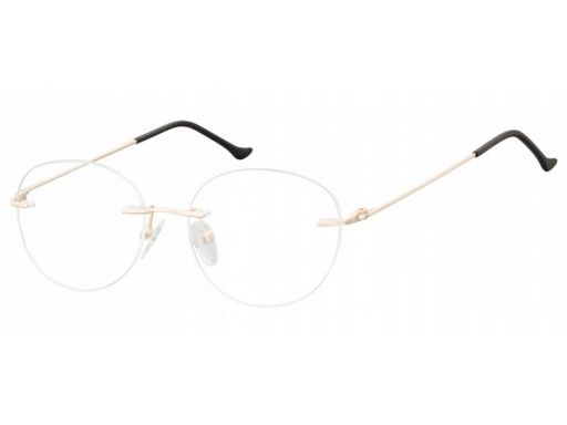 Bezramkowe okulary oprawki damskie męskie lenonki