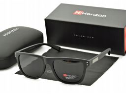 Okulary polaryzacyjne uv400 hd nerd premium męskie
