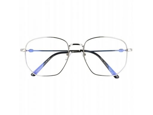 Okulary pilotki z filtrem niebieskim zerówki