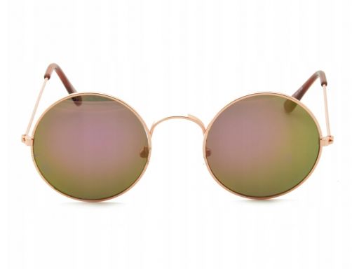Okulary lenonki lustra przeciwsłoneczne unisex