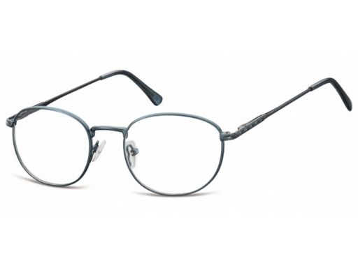 Oprawki lenonki damskie korekcyjne blue okulary