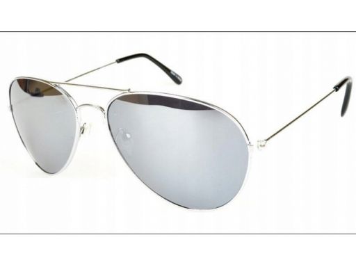 Okulary lustrzanki aviator przeciwsłoneczne p-866