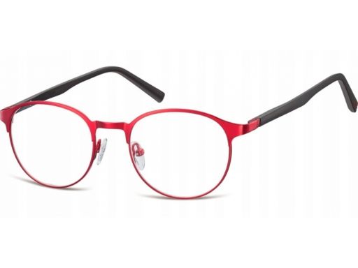 Okrągłe okulary oprawki stalowe lenonki korekcyjne