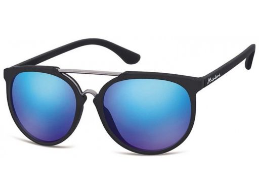 Okulary unisex przeciwsłoneczne aviator czarne