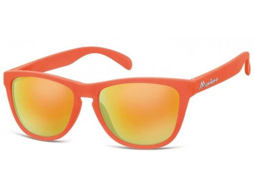 Nerdy okulary damskie męskie orange lustrzanki hit