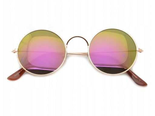 Okulary lenonki lustra przeciwsłoneczne unisex