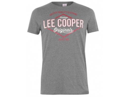 Lee cooper koszulka t-shirt llogo vintage tu: m