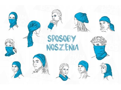 Komin dziecięcy chusta szalik kominiarka cienki