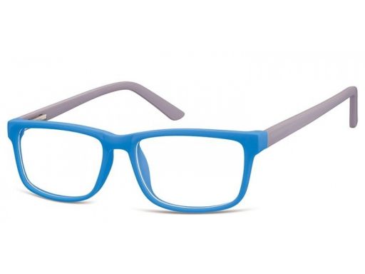 Zerówki okulary oprawki damskie męskie niebieskie