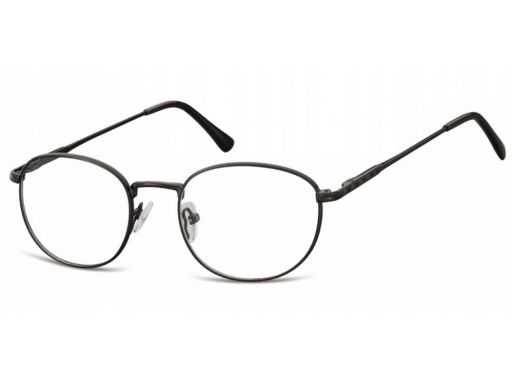 Oprawki lenonki damskie korekcyjne czarne okulary