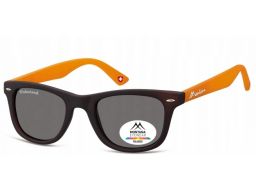Okulary polaryzacyjne nerdy damskie męskie orange
