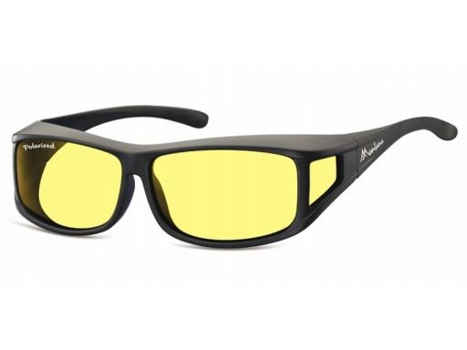 Żółte okulary kierowców hd fit over polaryzacyjne