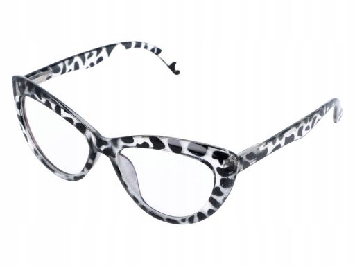 Kocie oczy antyrefleks zerówki okulary cat eye