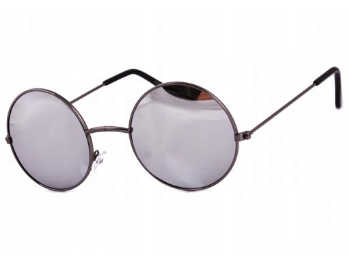 Lenonki okulary przeciwsłoneczne okrągłe lustrzane