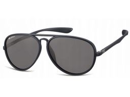 Idealne aviator pilotki czarne - okulary montana