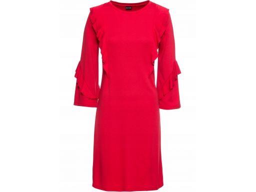 B.p.c czerwona sukienka z dzianiny 44/46.