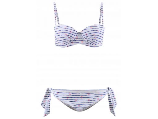 B.p.c bikini z fiszbinami wzór marynarski *42(80b)