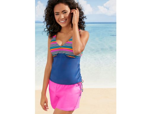B.p.c tankini tylko top granatowy w pasy *48