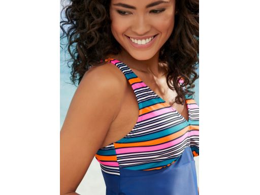 B.p.c tankini tylko top granatowy w pasy *48