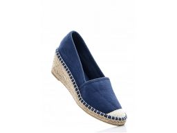 B.p.c granatowe espadryle na koturnie r.41