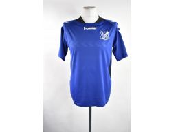 Hummel t-shirt niebieski sportowy z logo r.l