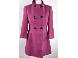 F&f płaszcz jasno fioletowy 2rzędowy r.36