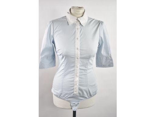 Stradivarius niebieska koszula body r.m