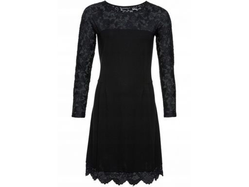 B.p.c sukienka czarna koronkowa: r. 40