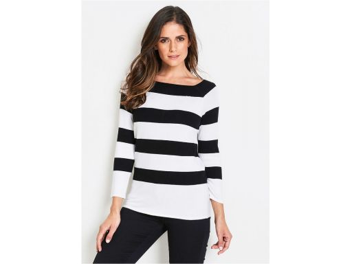 B.p.c sweter z wiskozy w paski 56/58.