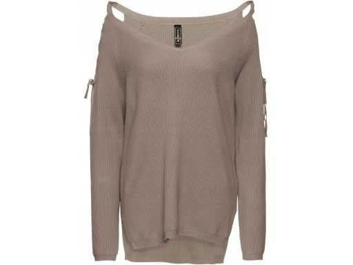 B.p.c damski sweter z wycięciami: r. 40/42