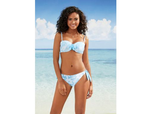 B.p.c bikini niebiesko- białe w kwiaty *42 (80c)