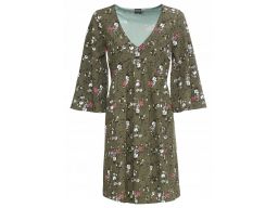 B.p.c sukienka khaki w kwiaty r.50