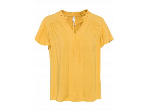 B.p.c bluzka żółta modny krój r.46