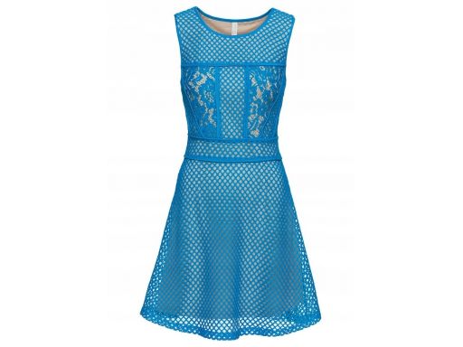 B.p.c sukienka niebieska z dziurkami r.40