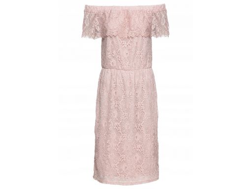 B.p.c koronkowa różowa sukienka 36.