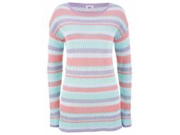 B.p.c siatkowy sweter kolorowy r.40/42