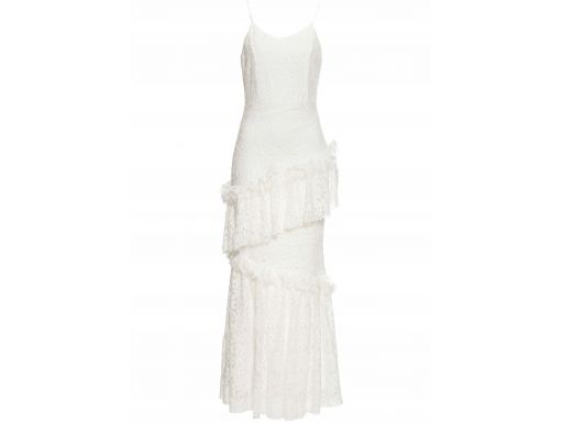 B.p.c biała koronkowa sukienka wieczorowa 48/50.