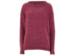 B.p.c sweter ciepły bordowy r.40/42