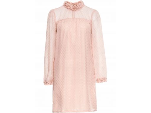 B.p.c różowa szyfonowa sukienka 44.