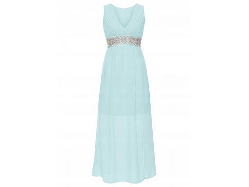 B.p.c sukienka jasnoniebieska maxi r.44